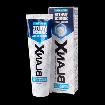 Зубная паста Blanx White Shock Instant White, мгновенное отбеливание, 75 мл.