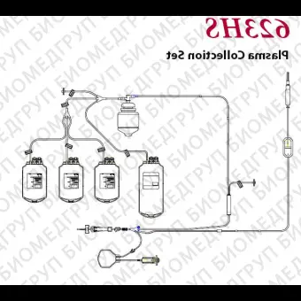 Контейнер для получения, транспортировки и хранения плазмы: 623HS