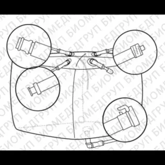 Мешки для сбора, хранения и транспортировки культуральной жидкости 3D Productainer BPCs, 500 литров, материал CX514, 5 портов, Thermo FS, SH30652.04