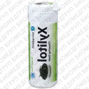 Miradent Xylitol Chewing Gum Green Tea  жев.рез. со вкусом зелёного чая, 30 шт/ 30 г