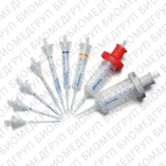 Шприцынаконечники Combitips Advanced на 0.5 мл Eppendorf Quality, цвет маркировки фиолетовый, 100 шт/уп 4 упаковки по 25 штук