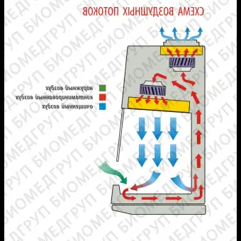 Бокс шкаф биологической безопасности, класс II тип A2, вертикальный поток, ширина рабочей поверхности 90 см, БМБIIЛаминарС0,9 SAVVY SL, Ламинарные системы, 1RВ.00209.0