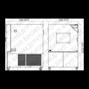 Камера испытательная теплохолодвлажность, 40...180С, MKF400, 417 л, Binder, 90200408