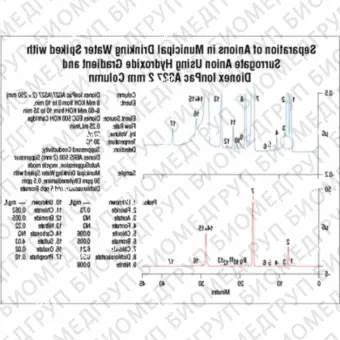 Dionex IonPac AS27 Analytical and Guard Columns