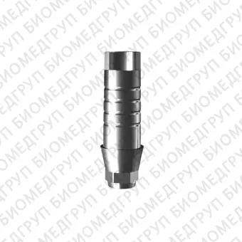 Основание титановое ULTRA LINE, TiN, с фиксацией, совместимо с DENTIUM Implantium/SuperLine, удлиненное 8 мм, 0,8 мм, с винтом