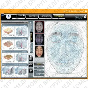 Система диагностики кожи анализ степени увлажнения кожи AONE Pro