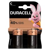 Батарейка Duracell Basic C (LR14) алкалиновая, 2BL, 2 шт