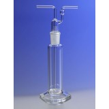 Склянка для промывания газов с пробкой, 250 мл, горловина 29/42, d трубок 8 мм, размер склянки 50×340 мм, боросиликатное стекло, Corning, 1760-250