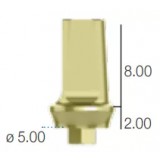 Абатмент прямой, переустанавливаемый, (анат. шейка) Sweden&Martina (5.0 мм х 12 мм шейка 2 A-MDR-500-2)